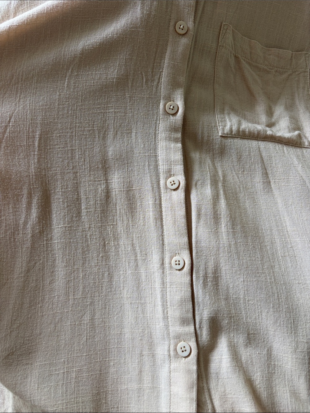 Bae. Oversized Button down Top - Picture 4 of 4